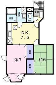 メゾンボナールの間取り画像