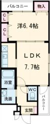 フジパレス瑞光Ⅱ番館の間取り画像