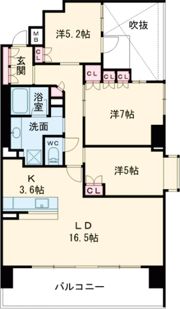 ディアメゾン河原町リバーグレースの間取り画像