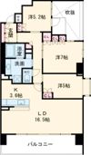 ディアメゾン河原町リバーグレースの間取り画像