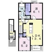 フォルシュⅠの間取り画像