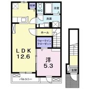 モンド カロレⅠの間取り画像