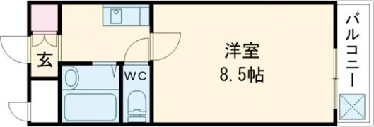 ヴィエンシャトレー小池の間取り画像