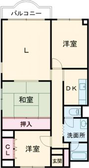 パイオニア美原の間取り画像