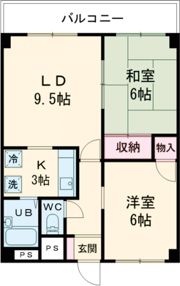 ガーデンパレス五稜郭の間取り画像