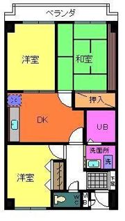 パークアベニュー 中井の間取り画像