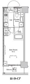 プラウドフラット門前仲町Ⅴの間取り画像