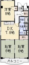 サンメゾン小牧の間取り画像