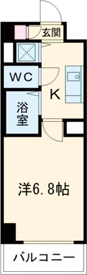 ライジングコート名古屋駅前東の間取り画像