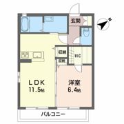 シャーメゾン クオーレの間取り画像