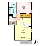 ボナール Bの間取り画像