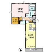 ハーネ・ユーエム・希望ヶ丘の間取り画像