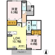 フェリーチェ B棟の間取り画像