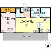 SAKURA B棟の間取り画像