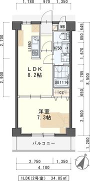 E・シュマンの間取り画像