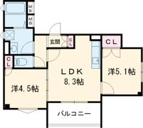 ラモーナ焼野Ⅰの間取り画像