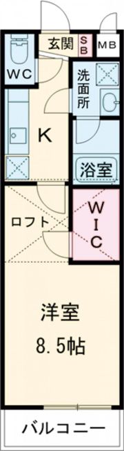 フジパレス浜寺諏訪森サウスの間取り画像