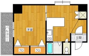 パレドール別府Ⅱの間取り画像