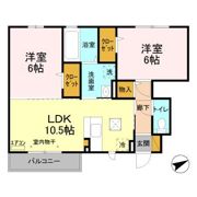 パークドオートム Fの間取り画像