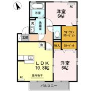 アブニール新涯 A棟の間取り画像