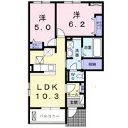 ルミウスⅡ Bの間取り画像