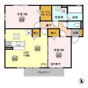 メゾングレース D・Eの間取り画像