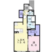 オーク サイド パレスⅠの間取り画像
