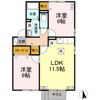 セジュールサザンウインド Aの間取り画像