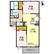 D-ROOM大久保の間取り画像