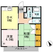 コンフレール末武の間取り画像