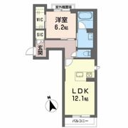 シャーメゾンDAIの間取り画像