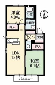 クレセント・トウヨウ C棟の間取り画像