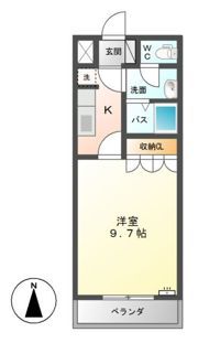 レジデンス シェルルの間取り画像