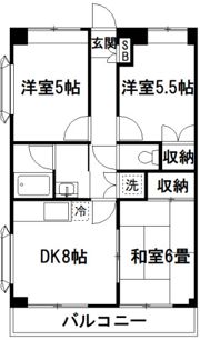 ガーデンクレス弐番館の間取り画像
