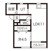 ローヌ B棟の間取り画像