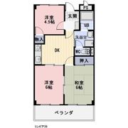 ETOILE中出の間取り画像