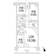 キャッスルコート飾磨の間取り画像