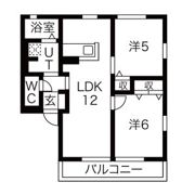 リベラルA棟の間取り画像