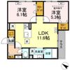 D-ROOM新宿Ⅰ-Aの間取り画像