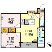 D-ROOM新宿Ⅰ-Aの間取り画像