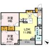 D-ROOM新宿Ⅰ-Aの間取り画像