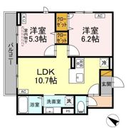 D-ROOM新宿Ⅰ-Aの間取り画像