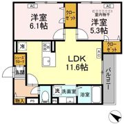 D-ROOM新宿Ⅰ-Aの間取り画像