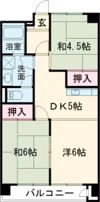 レジデンス木下の間取り画像