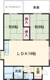 熊野コーポの間取り画像