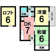 コーポ京町の間取り画像