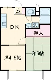 水木公園ハイツの間取り画像