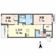 シャーメゾン京都旧二条の間取り画像