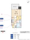 Live Casa県庁前の間取り画像