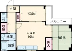 パインハイツ西芦屋の間取り画像